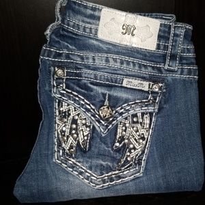 Miss Me Boot Cut Jeans 28 Inseam 34